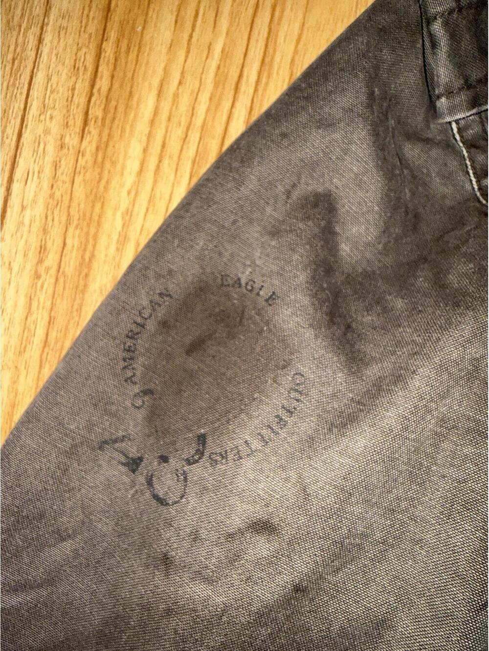 Vintage Y2K American Eagle Outfitters Men's Black Cotton Jacket L/G - Picture 3 of 4